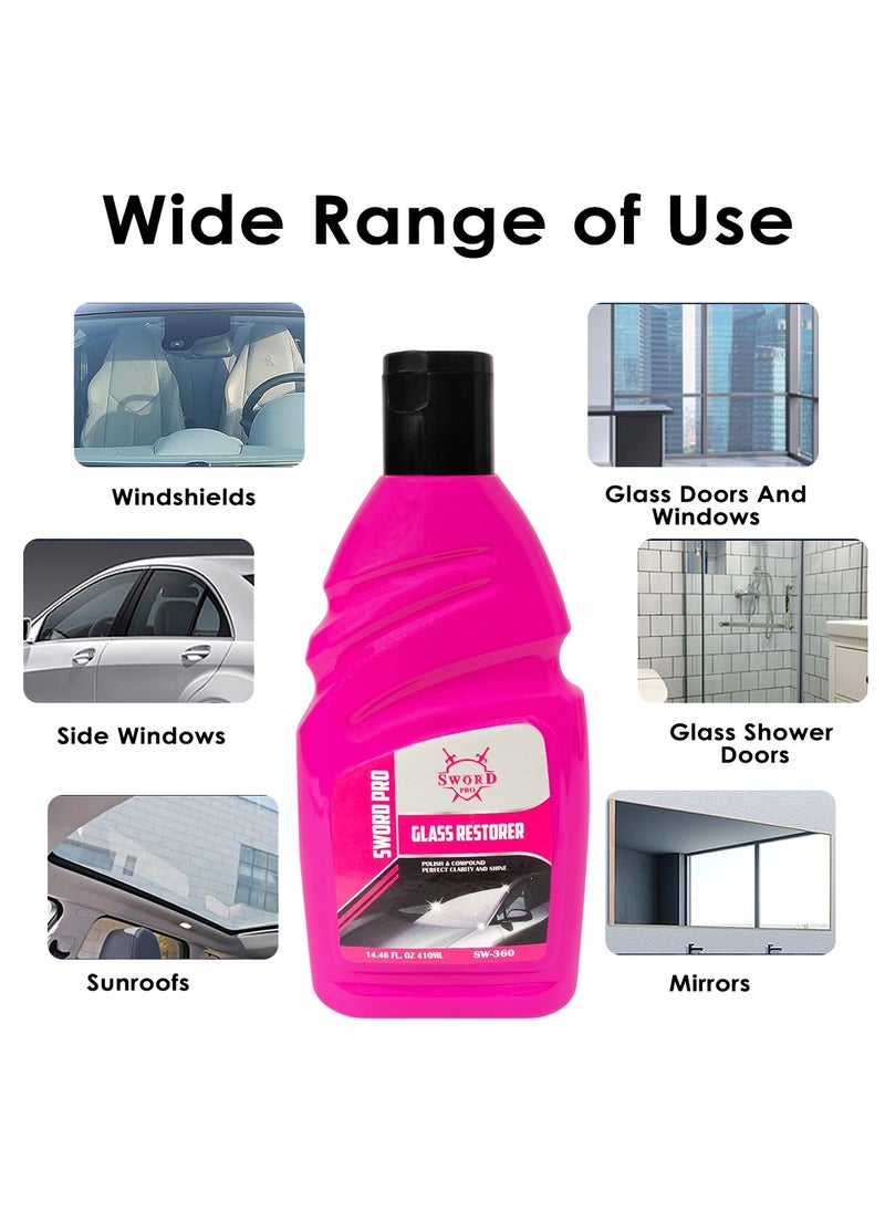 Sword Pro - SWORD PRO Perfect Clarity Glass Polishing Compound Car Glass Restorer Polish 410ml SW-360 - Image 1