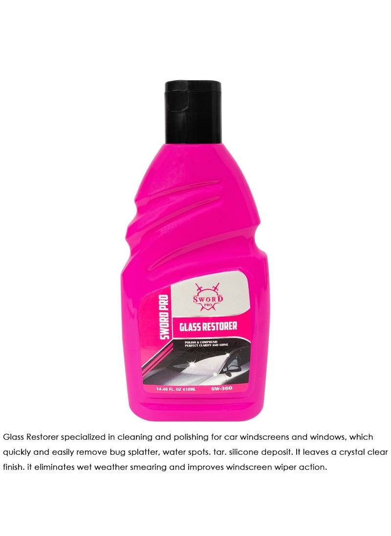 Sword Pro - SWORD PRO Perfect Clarity Glass Polishing Compound Car Glass Restorer Polish 410ml SW-360 - Image 1
