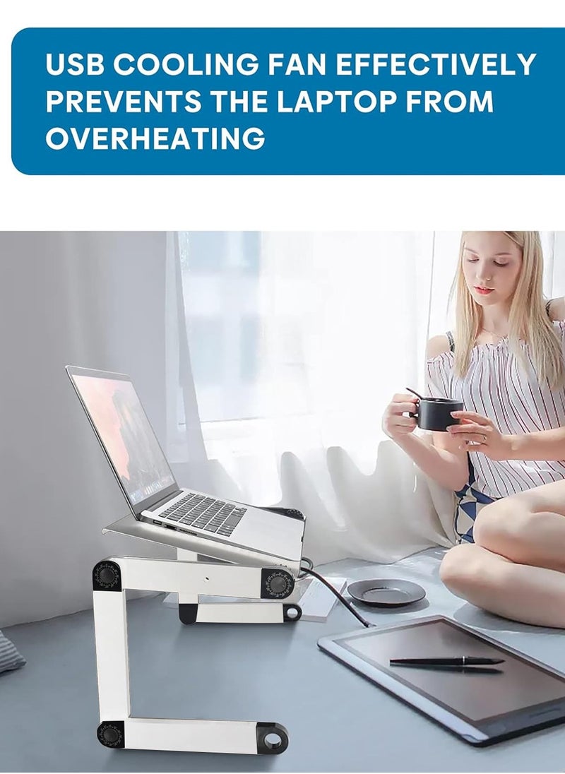 Laptop stand,Standing desk,Laptop Desk, lapsdesk ,Adjustable Laptop Stand For Bed and Sofa,Laptop Cooling Stand Lap Desk Tray for Bed Couch , Ergonomic Lap Desk TV Bed Tray Standing Table