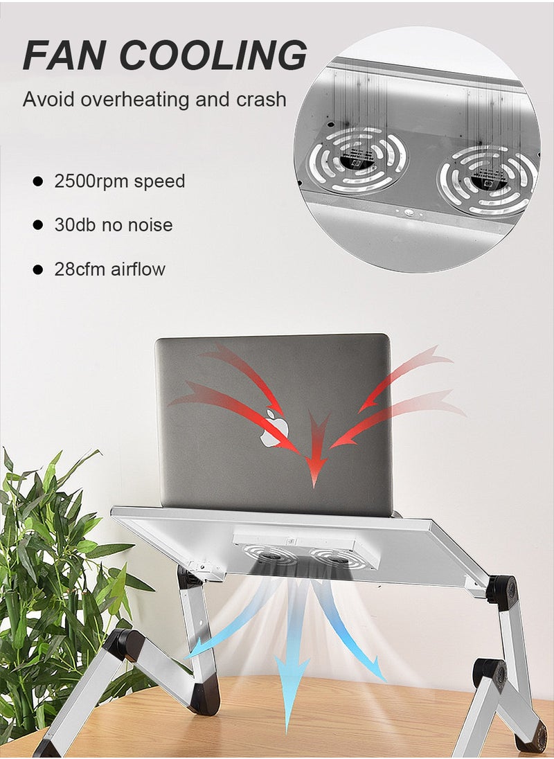 Laptop stand,Standing desk,Laptop Desk, lapsdesk ,Adjustable Laptop Stand For Bed and Sofa,Laptop Cooling Stand Lap Desk Tray for Bed Couch , Ergonomic Lap Desk TV Bed Tray Standing Table