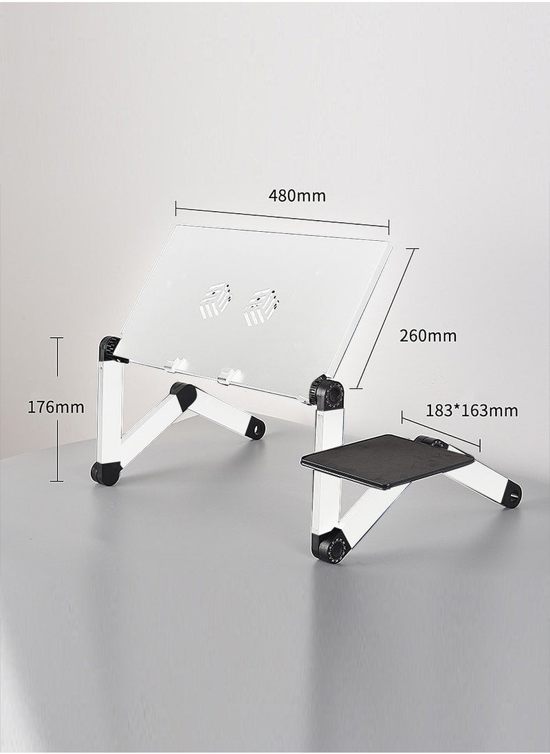 Laptop stand,Standing desk,Laptop Desk, lapsdesk ,Adjustable Laptop Stand For Bed and Sofa,Laptop Cooling Stand Lap Desk Tray for Bed Couch , Ergonomic Lap Desk TV Bed Tray Standing Table