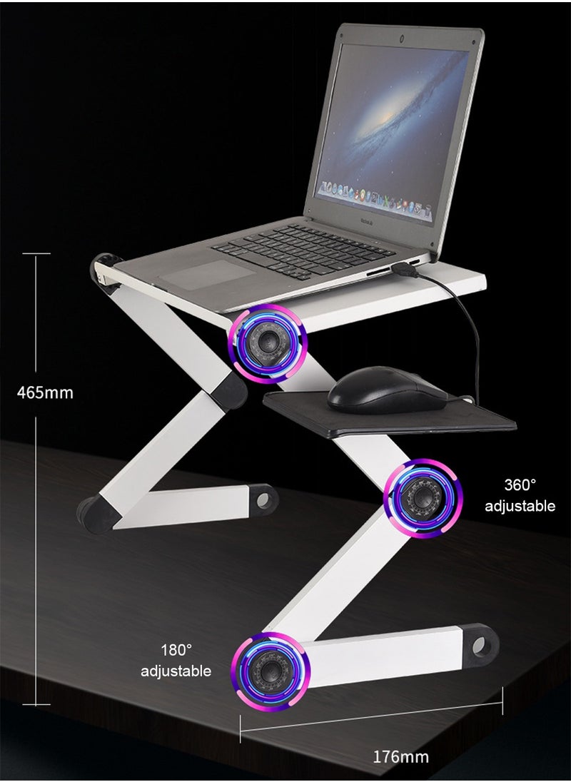Laptop stand,Standing desk,Laptop Desk, lapsdesk ,Adjustable Laptop Stand For Bed and Sofa,Laptop Cooling Stand Lap Desk Tray for Bed Couch , Ergonomic Lap Desk TV Bed Tray Standing Table