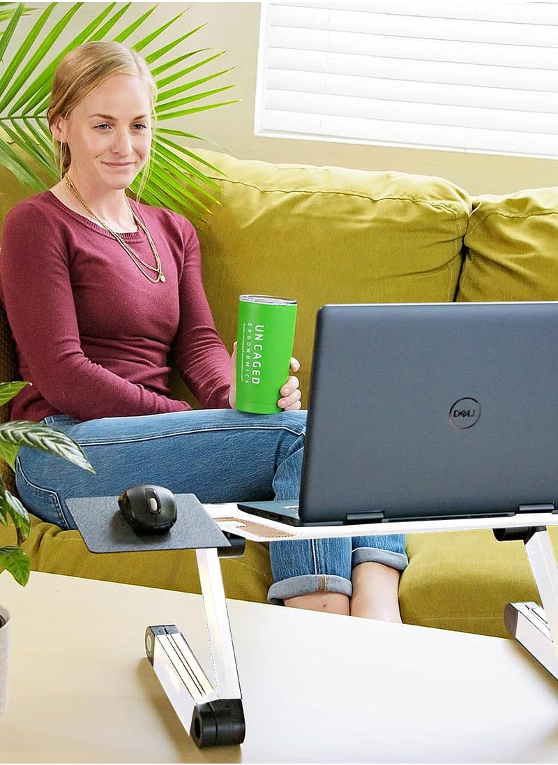 Laptop stand,Standing desk,Laptop Desk, lapsdesk ,Adjustable Laptop Stand For Bed and Sofa,Laptop Cooling Stand Lap Desk Tray for Bed Couch , Ergonomic Lap Desk TV Bed Tray Standing Table