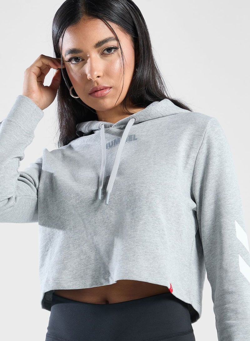 Hummel Logo Legacy Cropped Hoodie  - Image 3