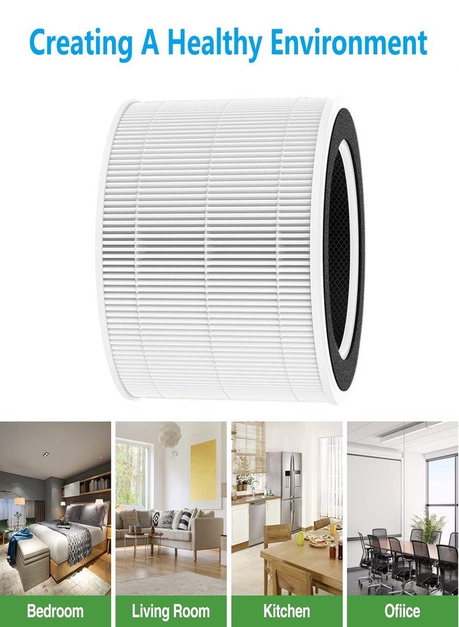 HALIEVE AP02 Replacement Filter Compatible with WESTHEY AP02 Air Purifier 3-in-1 Pre-Filter HEPA & Activated Carbon Filter for Bedroom Home Large Room, 2 Pack - Image 5