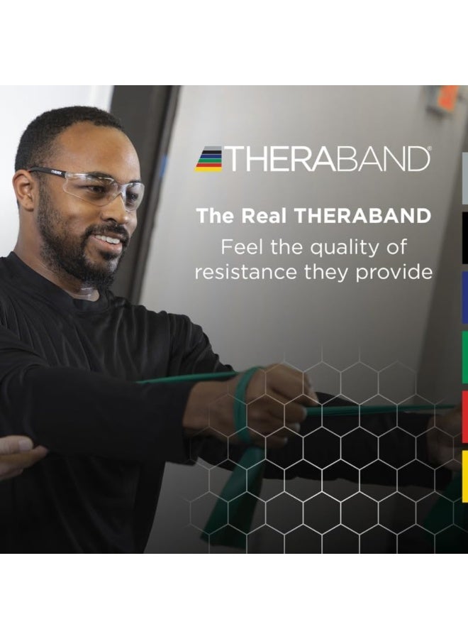 TheraBand Silver Exercise Band (6-Yard Dispenser Box) – Super Heavy Resistance for Strength Training, Pilates, & Physical Therapy Rehab - Image 5