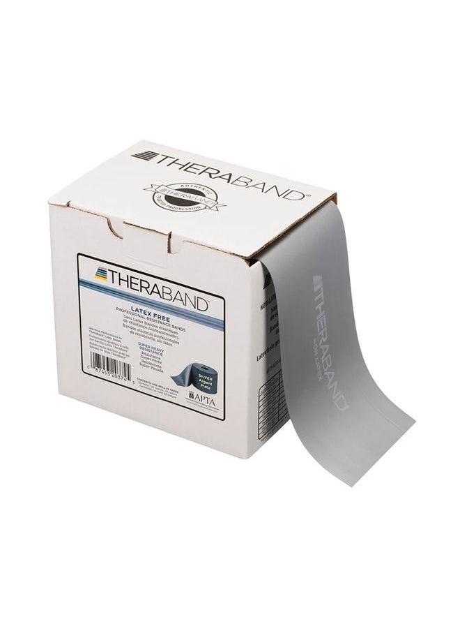 TheraBand Exercise Bands 6-Yard Dispenser Box Silver /Spr-Heavy  - Image 1