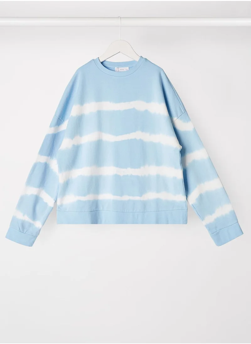 MANGO Youth Tie-Dye Sweatshirt