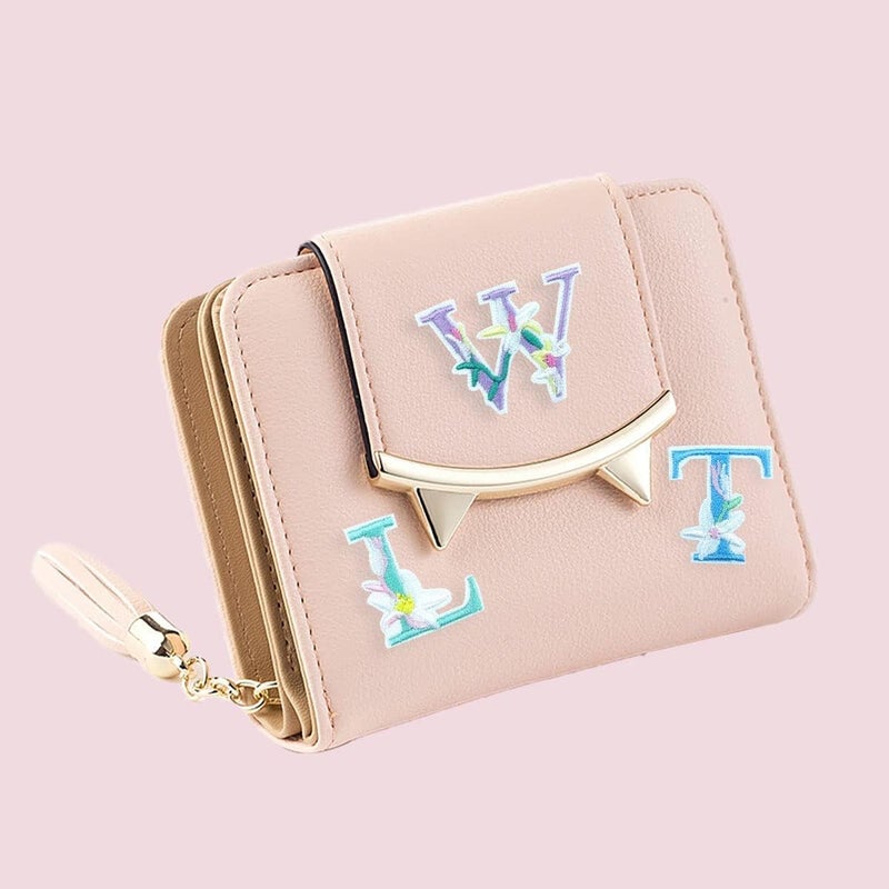 Luckam Iron On Letter Patches, 26Pcs A-Z Flower Embroidery Alphabet Patches for Backpacks Hats Shirts Shirts Jackets Jeans Shoes - Image 3