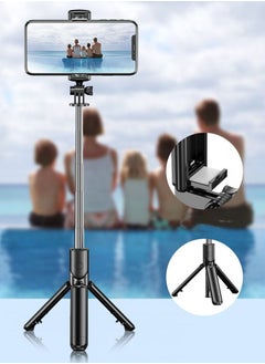 Generic Gimbal Stabilizer for Smartphone Extendable Selfie Stick Tripod with Wireless Remote Gimbal Stabilizer with Auto-Balance Phone Holder for All Cell Phone  - Image 5