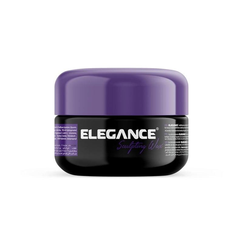 Elegance Hair Sculpting Wax 353 Oz  Wax Infused with VitaminE  Thicker hair with Strong Hold and LongLasting Shine