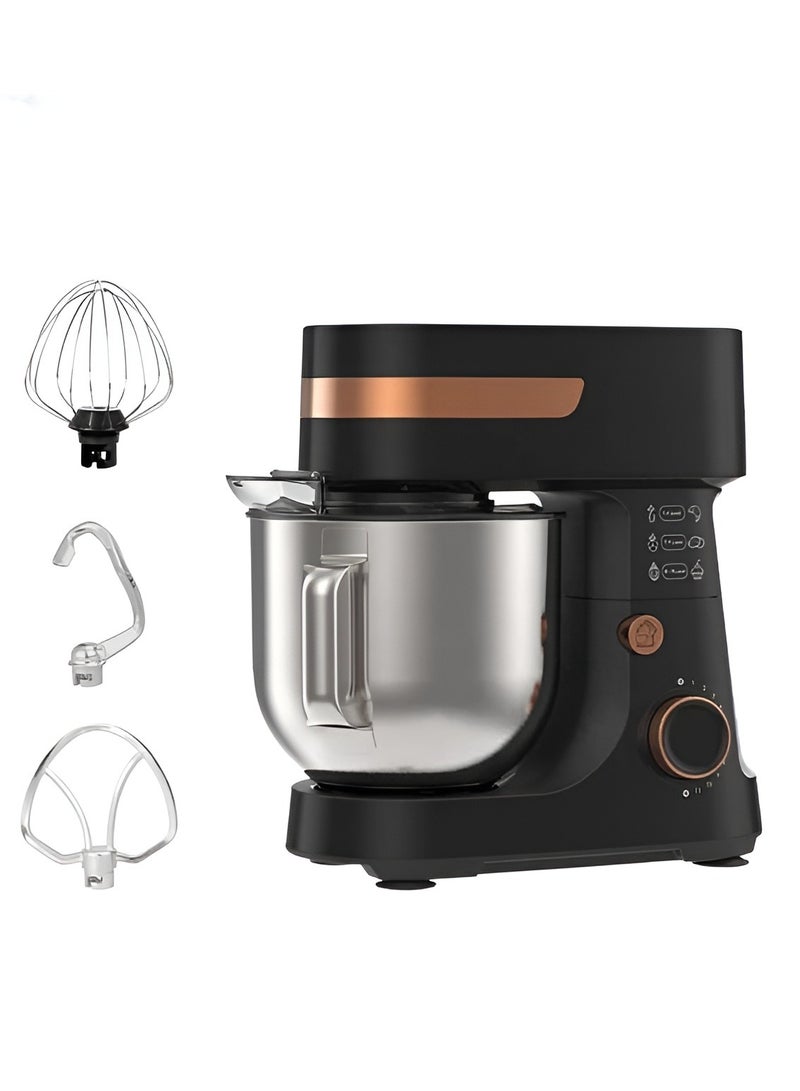 Kitchen Master Stand Mixer, 1000W 6L 12 Speed Adjustment with 3 Accessories, Powerful Kitchen Mixer for Baking, Kneading, and Whipping  - Image 4