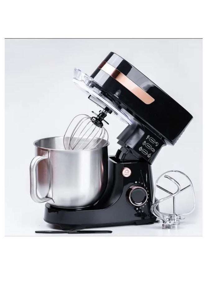 Kitchen Master Stand Mixer, 1000W 6L 12 Speed Adjustment with 3 Accessories, Powerful Kitchen Mixer for Baking, Kneading, and Whipping  - Image 2