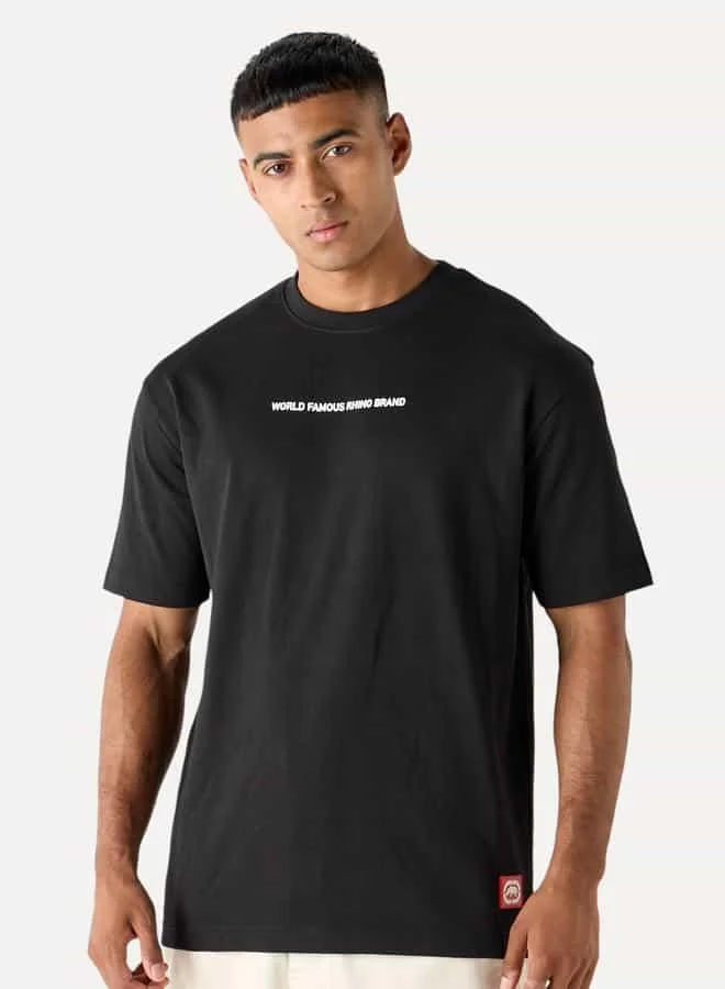 Ecko Unltd. Ecko Unltd Printed Crew Neck T-shirt with Short Sleeves