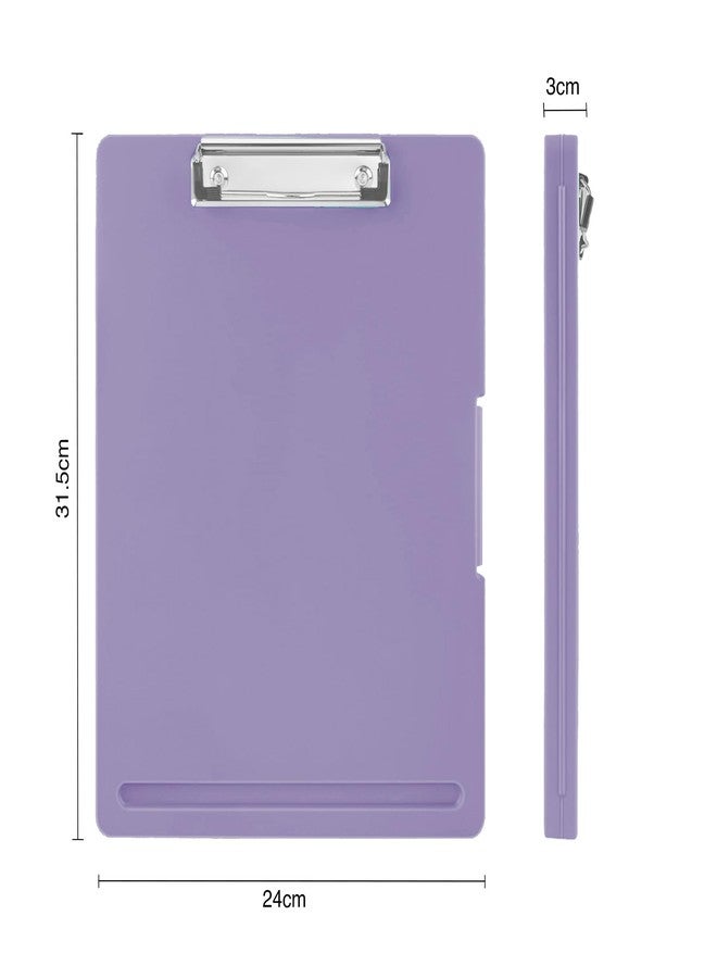 oddpod™ Sleek A4 Clip Pad with Side-Opening/Clipboard with Storage Case for Paper and Document Storage 1233 (Mauve) - Image 3