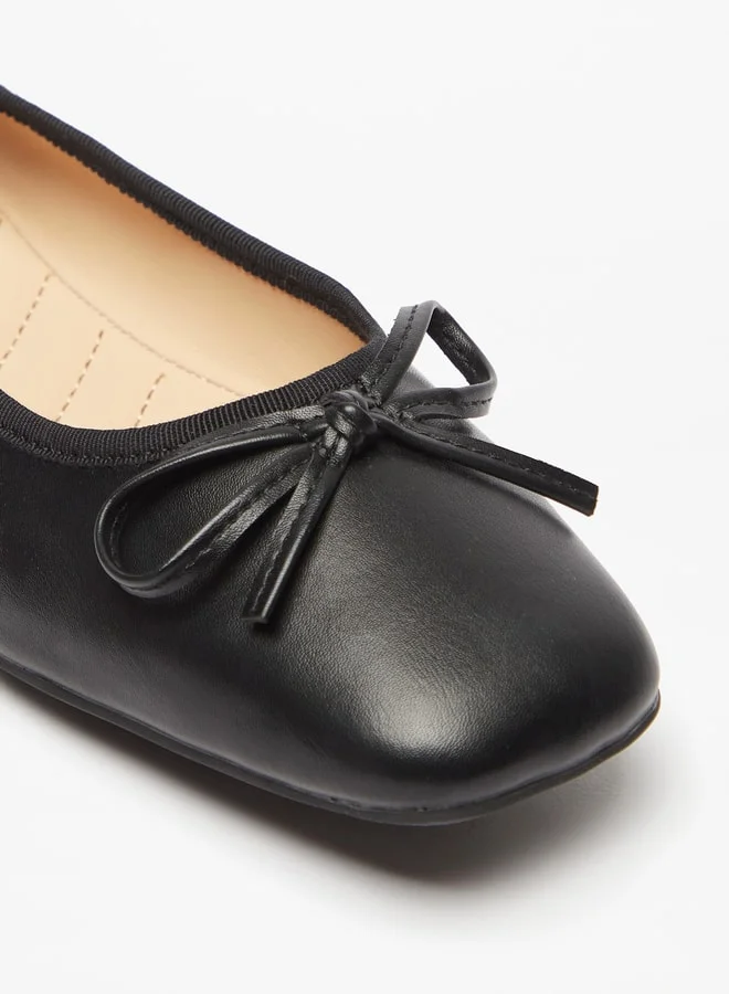 سيليست Women Bow Accented Slip On Ballerina Shoes