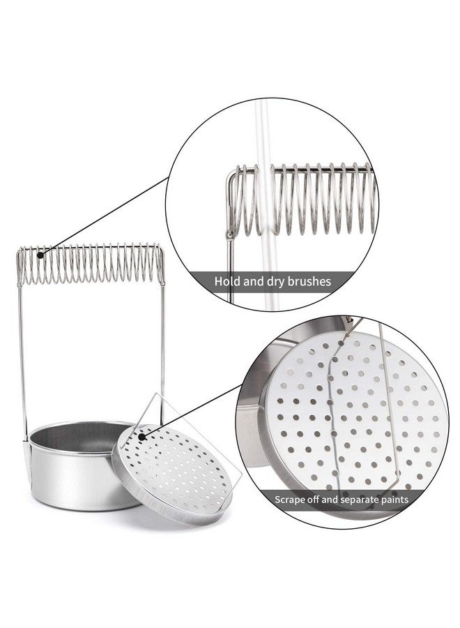 ماي لايف أونيت منظف فرش الطلاء المحمول لفرشاة الفنان مع خزان غسيل وشاشة قابلة للإزالة - Image 2