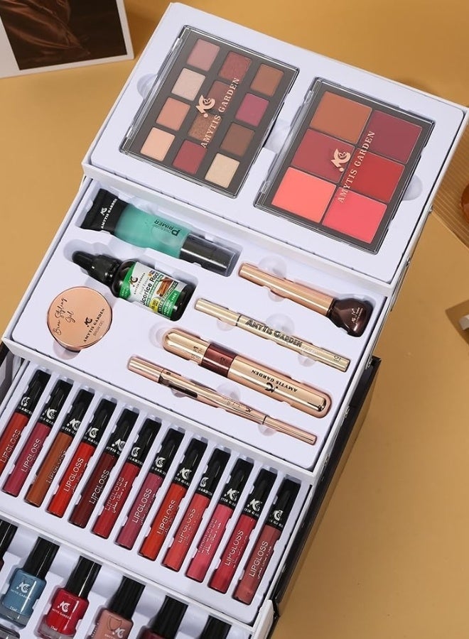 اميتيس جاردن مجموعة المكياج الاحترافية للنساء مجموعة هدايا كاملة 50 × 30x24.2 سم - Image 3