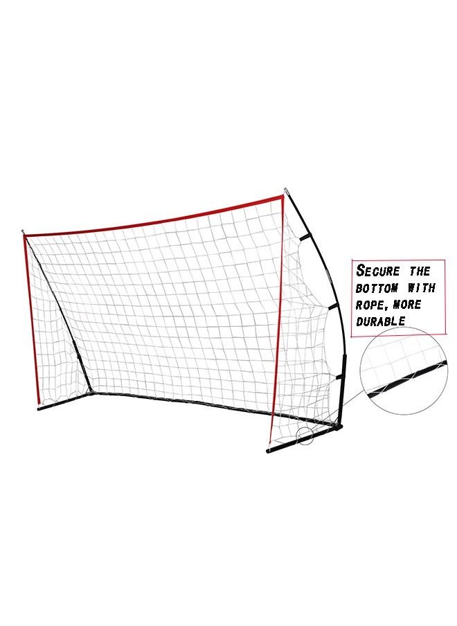 265x157x85cm أهداف كرة القدم هدف كرة القدم المحمولة، معدات تدريب كرة القدم
