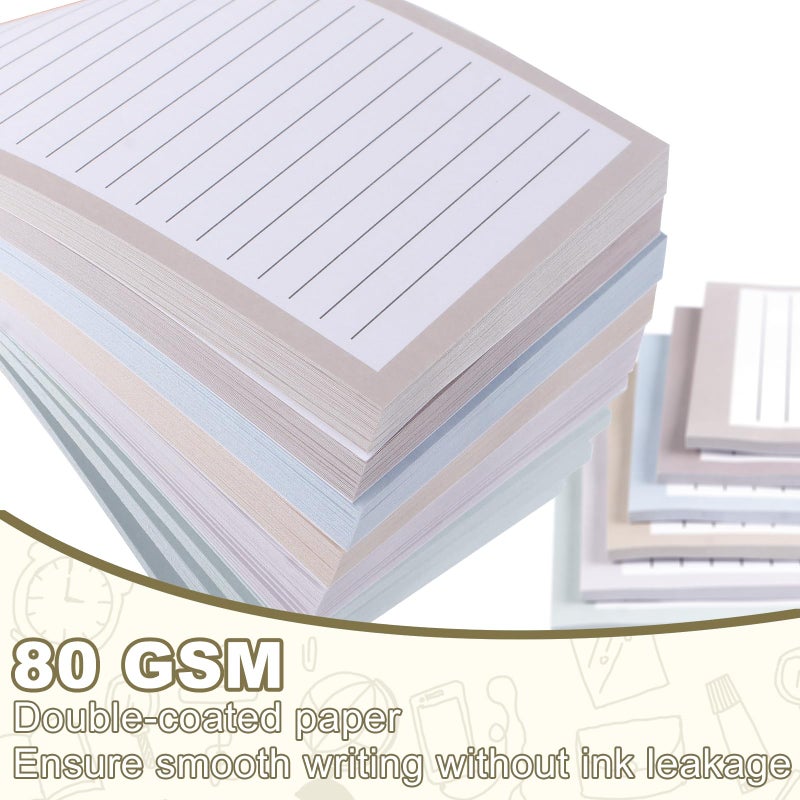 Utron 12 Pack Lined Sticky Notes, 4x6 in Post Sticky Notes with Lines, 6 Different Colour Sticky Note Pads for Office, School, Home Desks and More - Image 5