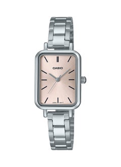 CASIO Women's Analog Rectangle Dial Stainless Steel Watch LTP-V009D-9E  - Image 1