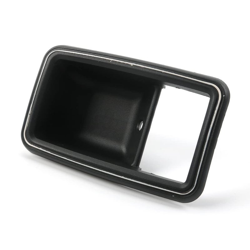 Jetuplusllc for Datsun Nissan 280ZX 1979-1983 Interior Door Handle Trim Escutcheon Black 80512-P7100 - Image 2