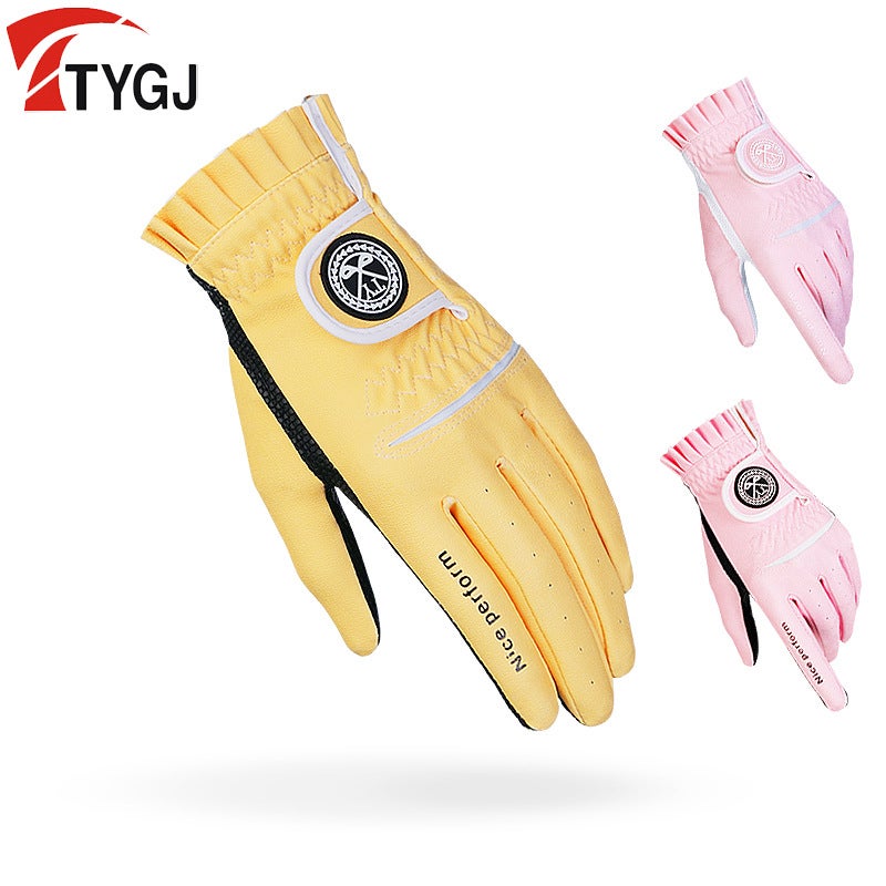 Generic Genuine Ladies Golf Gloves Anti-slip Breathable 21 yards