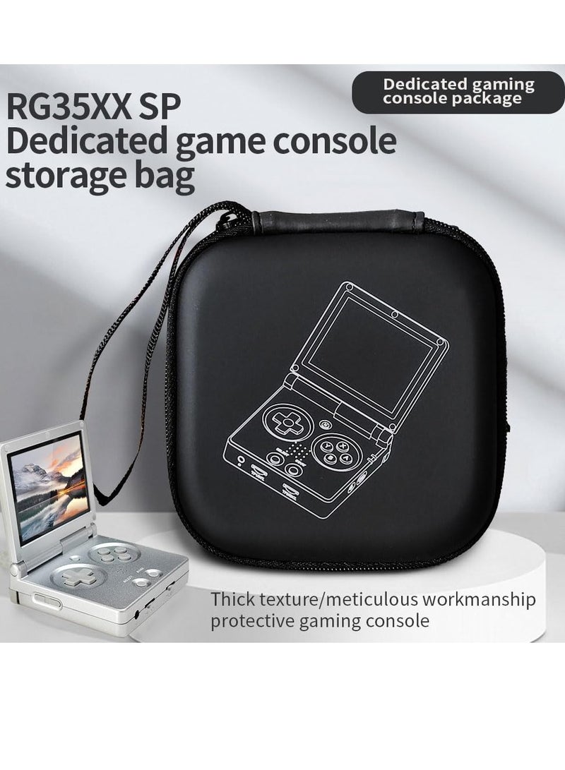 Storage Bag Case for RG35XXSP, Shockproof Hard Protective Cover Portable Organizer Bag for ANBERNIC RG35XX SP Handheld Game Console, Waterproof Carrying Case for RG35XXSP Retro Handheld Game Console - Image 2