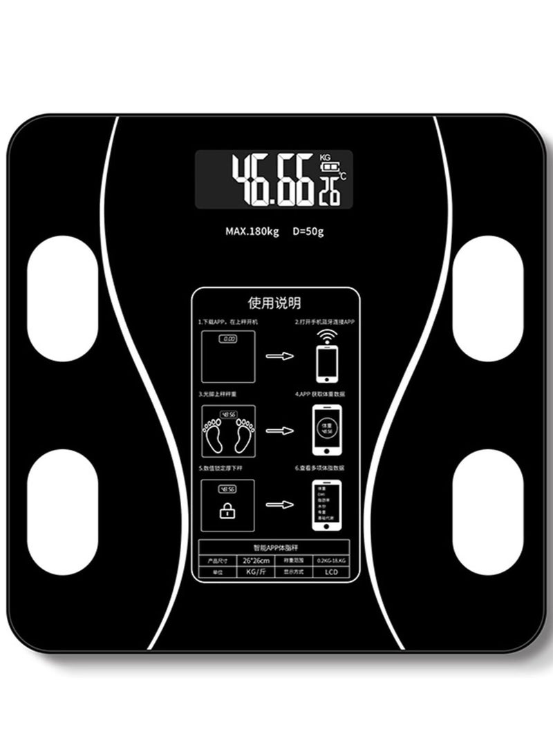 ELTRAZONE Intelligent Body Fat & BMI Scales | Digital Weight Scale with Household Body Composition Analyzer | Bluetooth Connectivity & Smartphone App Integration | Accurate Measurement for Weight, Body Fat, Muscle, and More - Image 1