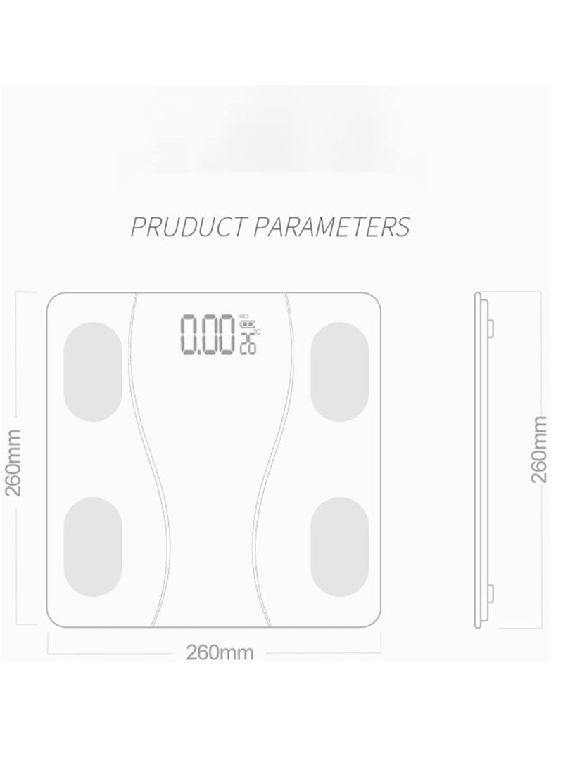 ELTRAZONE Intelligent Body Fat & BMI Scales | Digital Weight Scale with Household Body Composition Analyzer | Bluetooth Connectivity & Smartphone App Integration | Accurate Measurement for Weight, Body Fat, Muscle, and More - Image 4