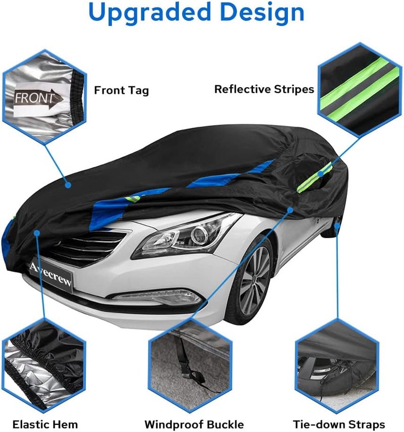 Avecrew Waterproof Car Cover for Sedans - Image 5
