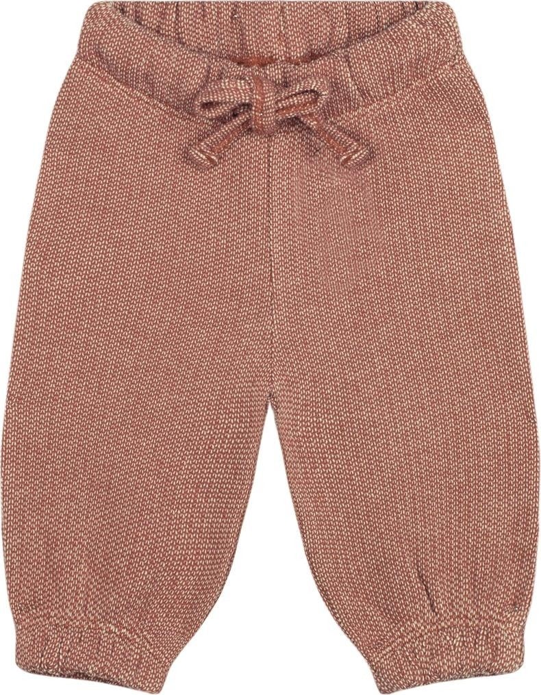 Antebies Orange Futter Bear Ears Sweatshirt Pants Set  - Image 3
