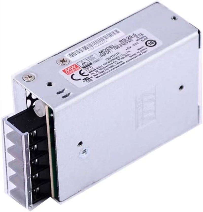 RS 25 5 5V 5A 25W AC DC محول طاقة تبديلي معتمد من UL وCCC وTUV مدخل عالمي 88-264 فولت تيار متردد - Image 3