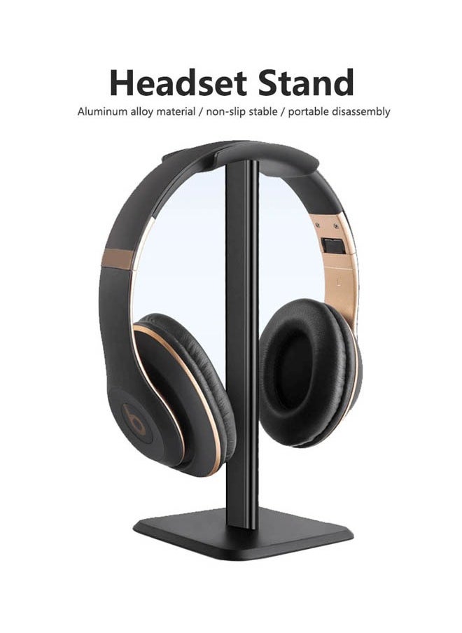 SOWUGI Universal Aluminum Headphone Holder Headset Showing Display Stand Hanger for All Headphones (Black)  - Image 2