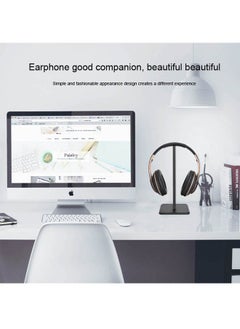 SOWUGI Universal Aluminum Headphone Holder Headset Showing Display Stand Hanger for All Headphones (Black)  - Image 5
