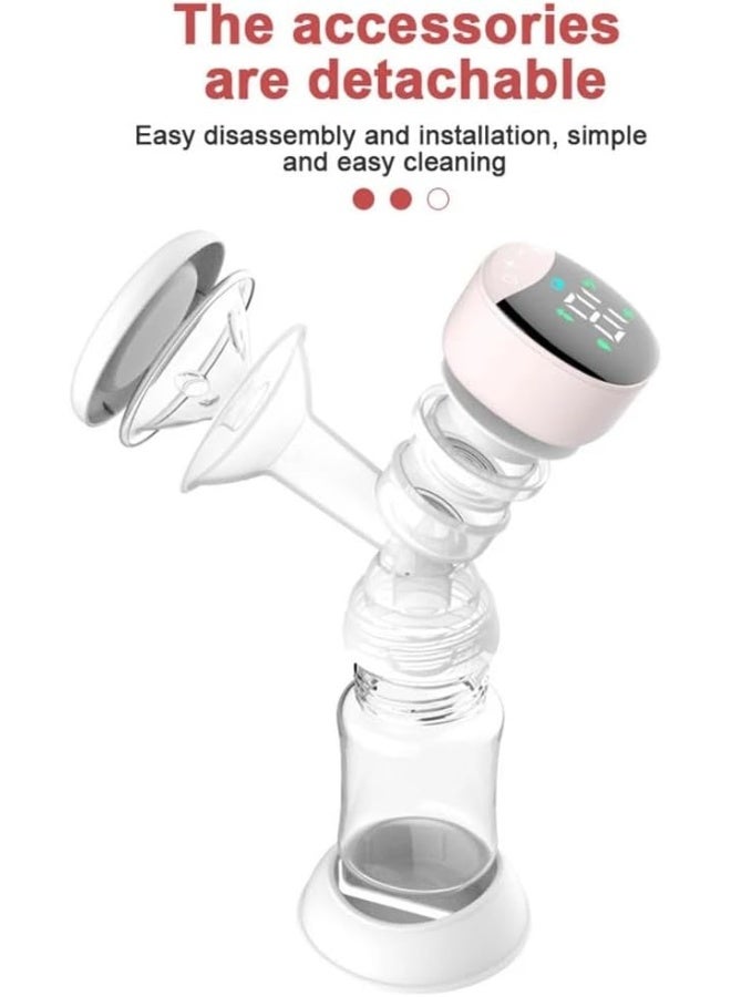 SAFENHAND Electric Breast Pump Automatic Massage Silent Breast Pump with 4 Modes & 12 Levels, Pain Free Strong Suction Power Touch Panel Rechargeable for Travel & Home - Image 2