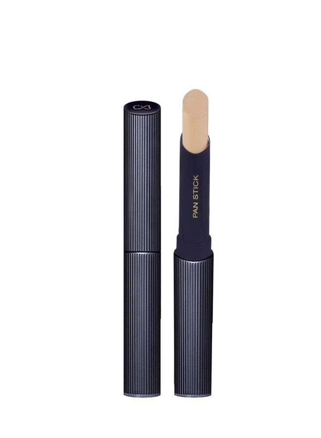 سي في بي قلم كريم أساس CVB LS-502 Ultra HD Invisible Cover Pan Stick - كريم أساس للوجه بتغطية كاملة لتعديلات سلسة ولمسة نهائية خالية من العيوب | مكياج يدوم طويلاً وسهل الدمج (بيج طبيعي) - Image 1