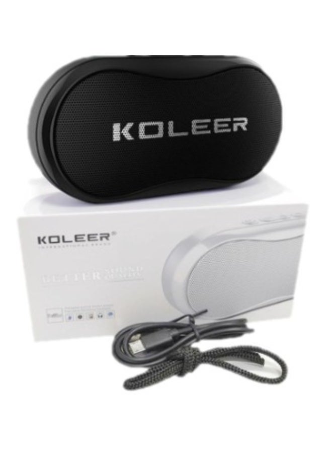 KOLEER S29 Portable Bluetooth Wireless Speaker High Quality Extra Bass Portable Bluetooth Speaker Black