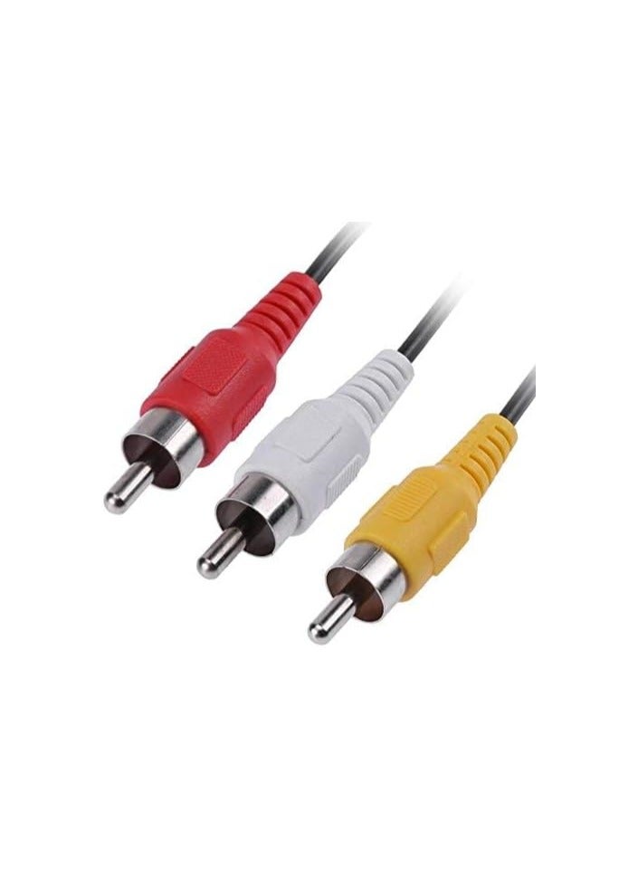 بيعتكلها كابل RCA ذكر إلى أنثى قابس مقسم الصوت والفيديو AV كابل محول للتلفزيون ومشغل DVD ومقسم الفيديو HD-TV (3 ذكر - 6 أنثى) - Image 4