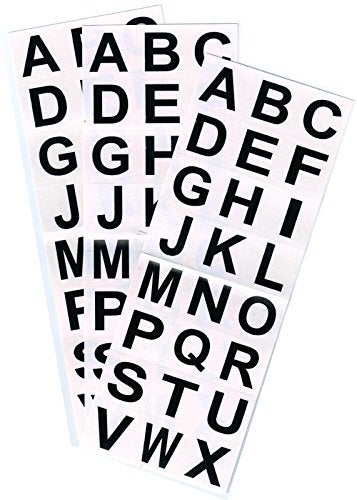 IMPRINT Paper Multipurpose Alphabet Stickers For Home And Office 108 Numbers, Pack of 1 - Image 5