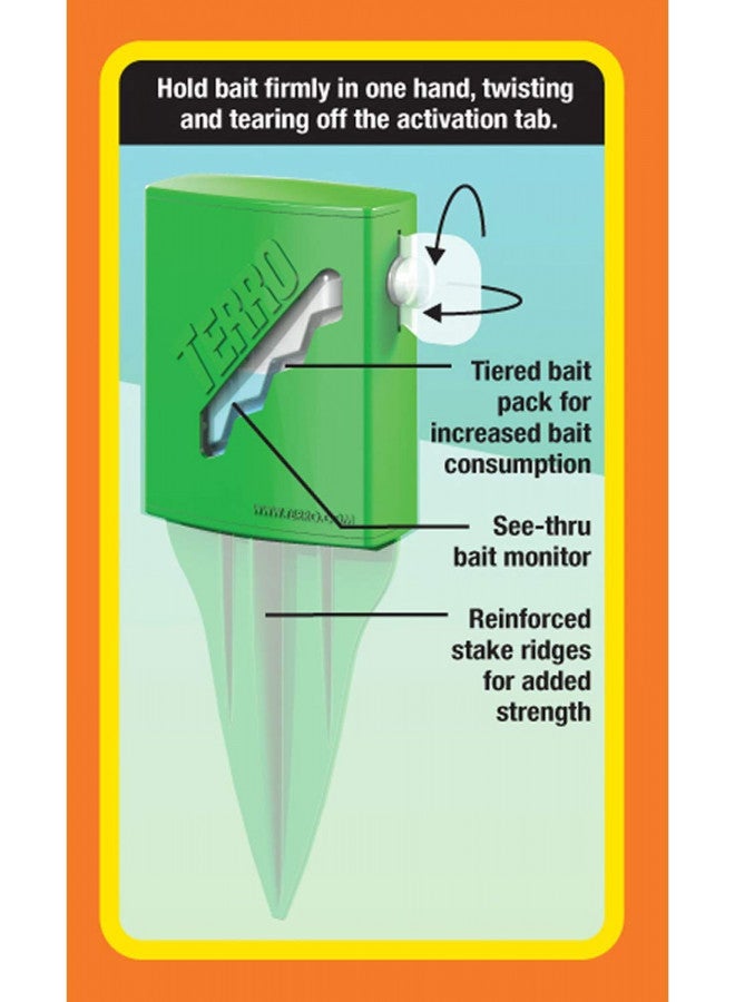 Terro T1812 Outdoor Liquid Ant Killer Bait Stakes - 8 Count (0.25 oz each) (2 Pack) - Image 3