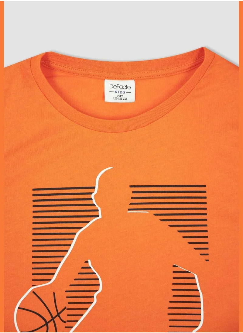 ديفاكتو Regular Fit Sleeveless Basketball Player Print Lounge Set