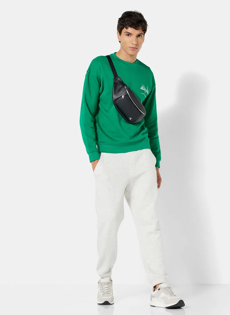 JACK & JONES East River Oversized Fit Sweatshirt