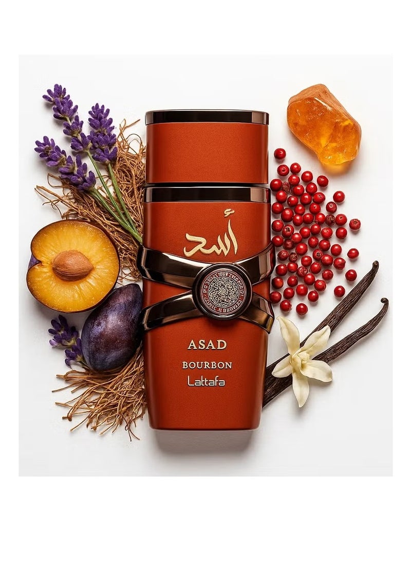 لطافة اسد بوربون او دي بارفان للجنسين -100 مل - Image 4