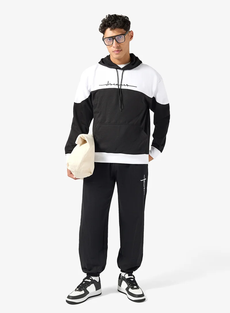 Seventy Five Graphic Design Oversized Joggers