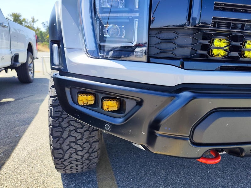 iJDMTOY 2pc 2500K Selective Yellow Colored LED Pod Fog Light Shield Cover Lenses, Compatible With Ford 2021-up F-150 Raptor, 2022-up Bronco Raptor - Image 3