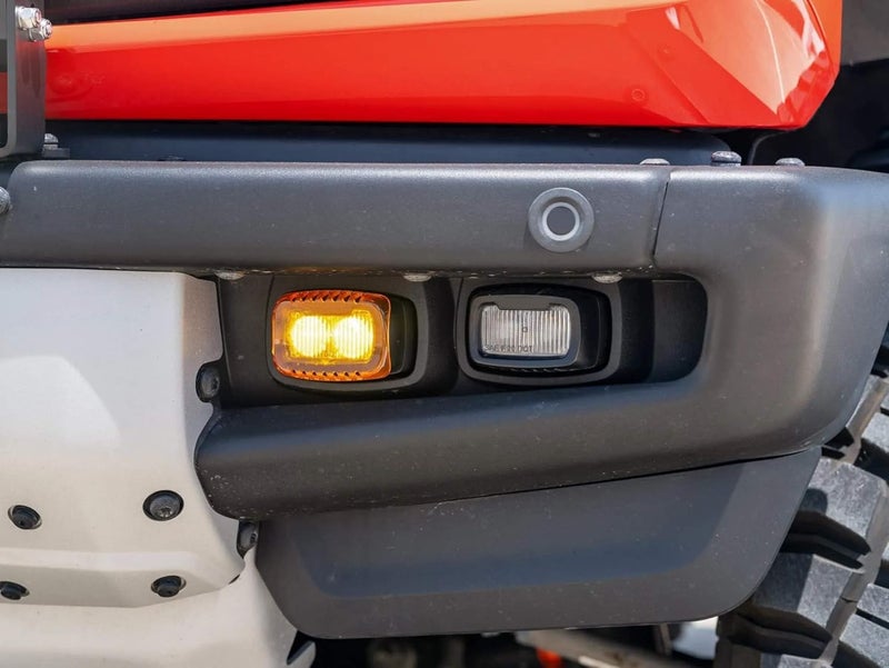 iJDMTOY 2pc 2500K Selective Yellow Colored LED Pod Fog Light Shield Cover Lenses, Compatible With Ford 2021-up F-150 Raptor, 2022-up Bronco Raptor - Image 5