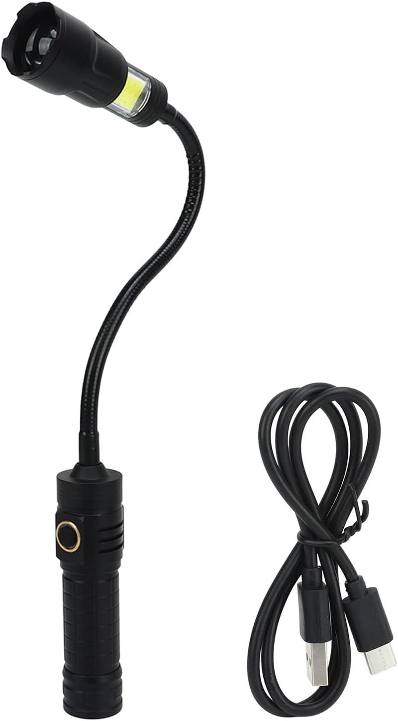 Changor LED Work Light Flexible Magnetic Flashlight with COB Side Light for Auto Repair Camping Aluminum Alloy - Image 5