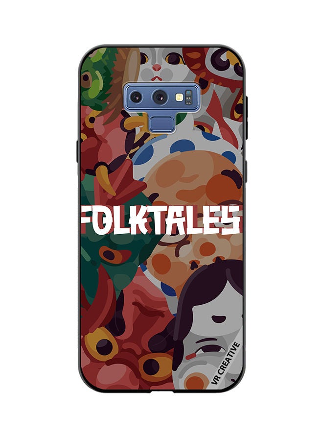 VR CREATIVE Protective Case Cover For Samsung Galaxy Note 9 Japanese Folk Tales Design Multicolour - Image 1