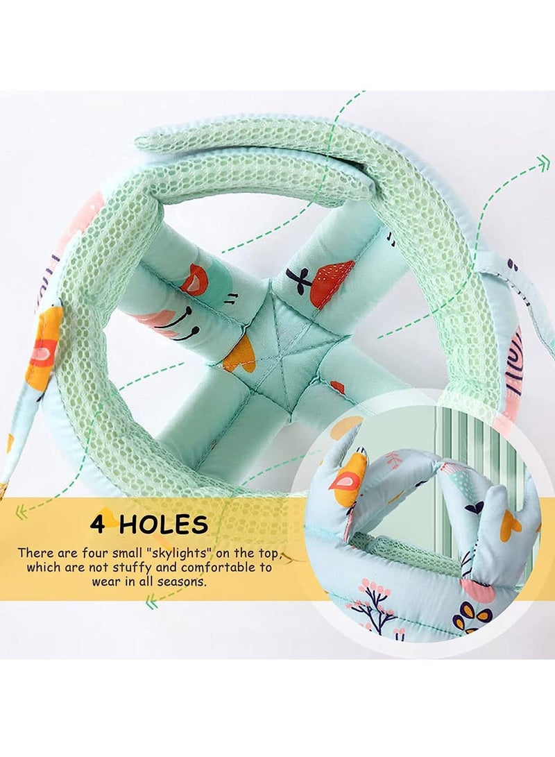 Y&D Baby Safety Hat, Infant Adjustable Head Protector, Toddler Soft Headguard, Helmet Crawling, Anti-Fall Anti-Collision Protection Hats for Boys Girls Learn to Walk - Image 2